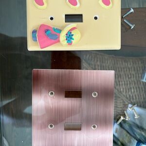 Old-style light switch plates
